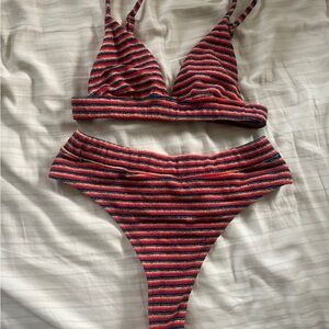 Frankie’s Bikinis Terry Stripe